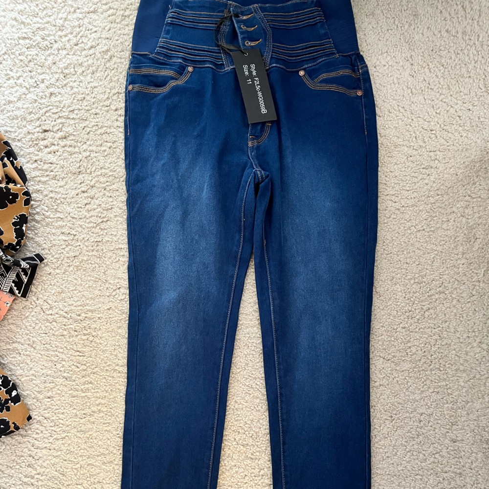 High waisted jegging